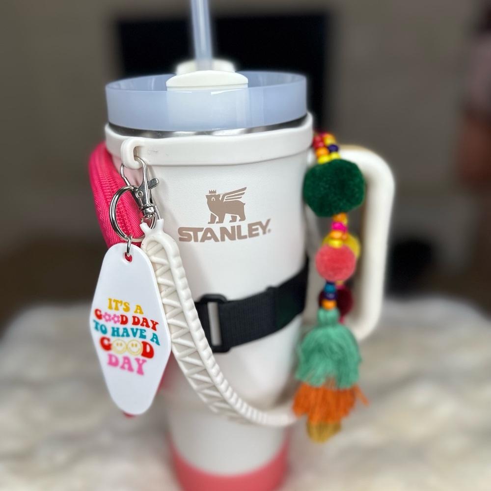 Stanley tumbler with accessories bundle